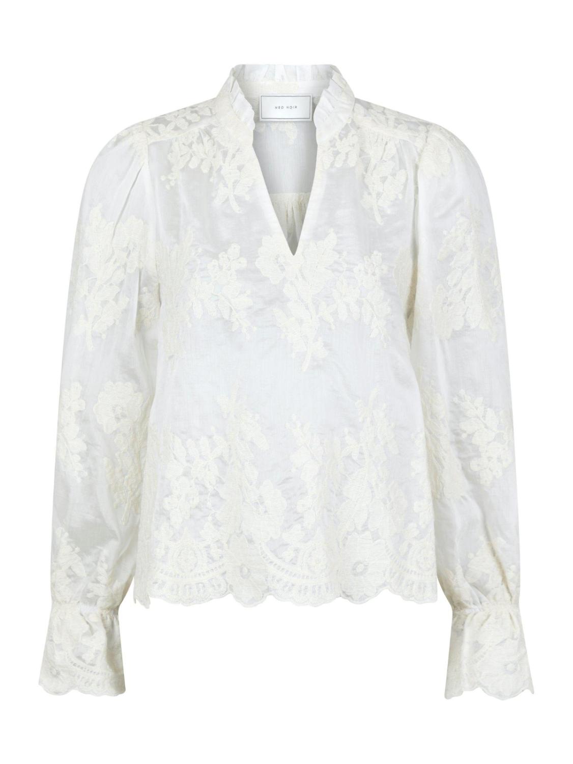 Amara embroidery blouse white