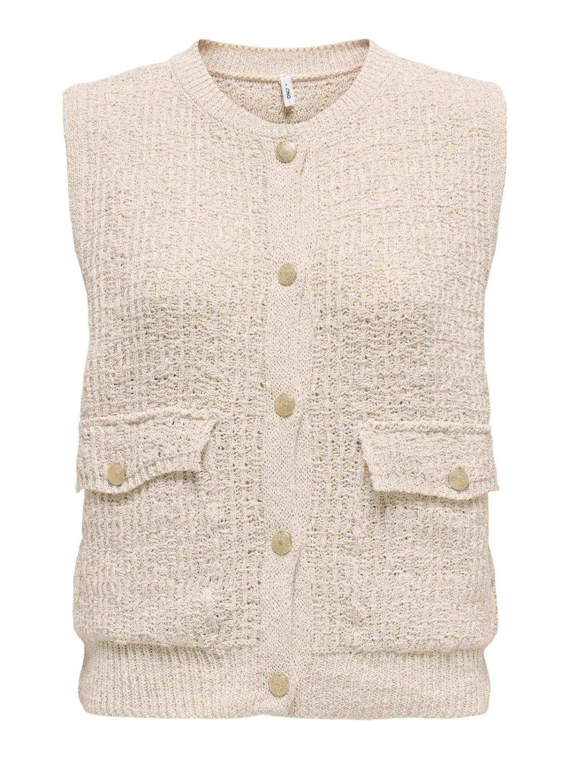 ONLCELESTE O-NECK VEST KNT