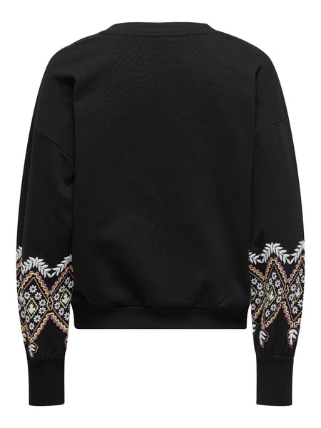 ONLBROOKE L/S O-NECK PRINT SW