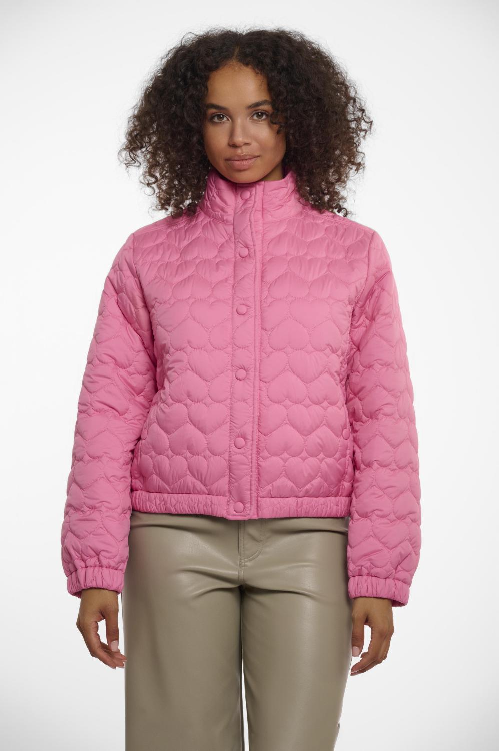 Quilted bomber jacket