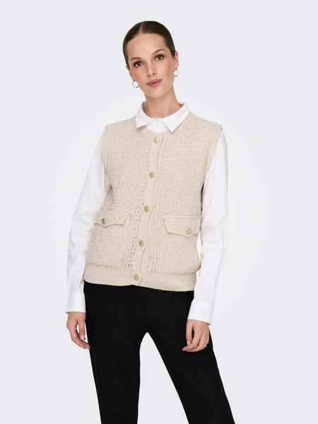 ONLCELESTE O-NECK VEST KNT